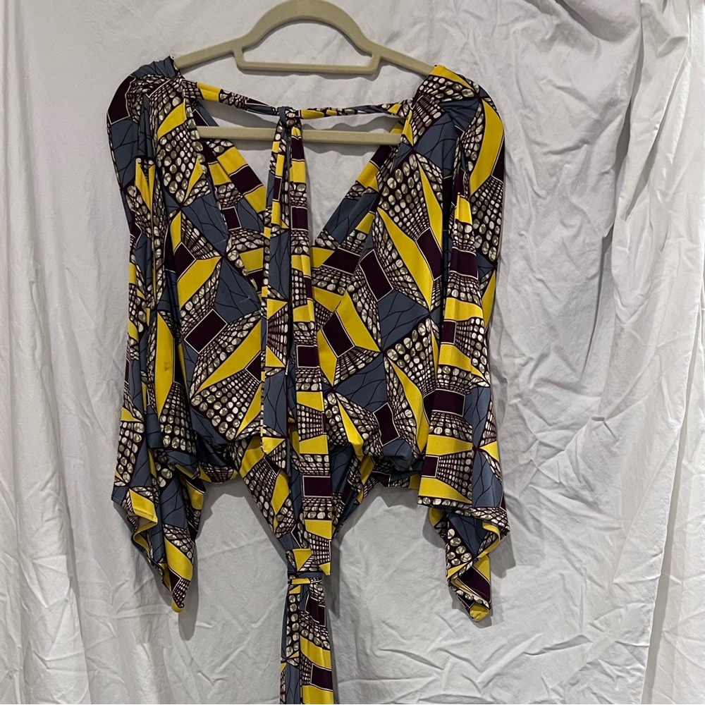 T Bags Printed Maxi Dress